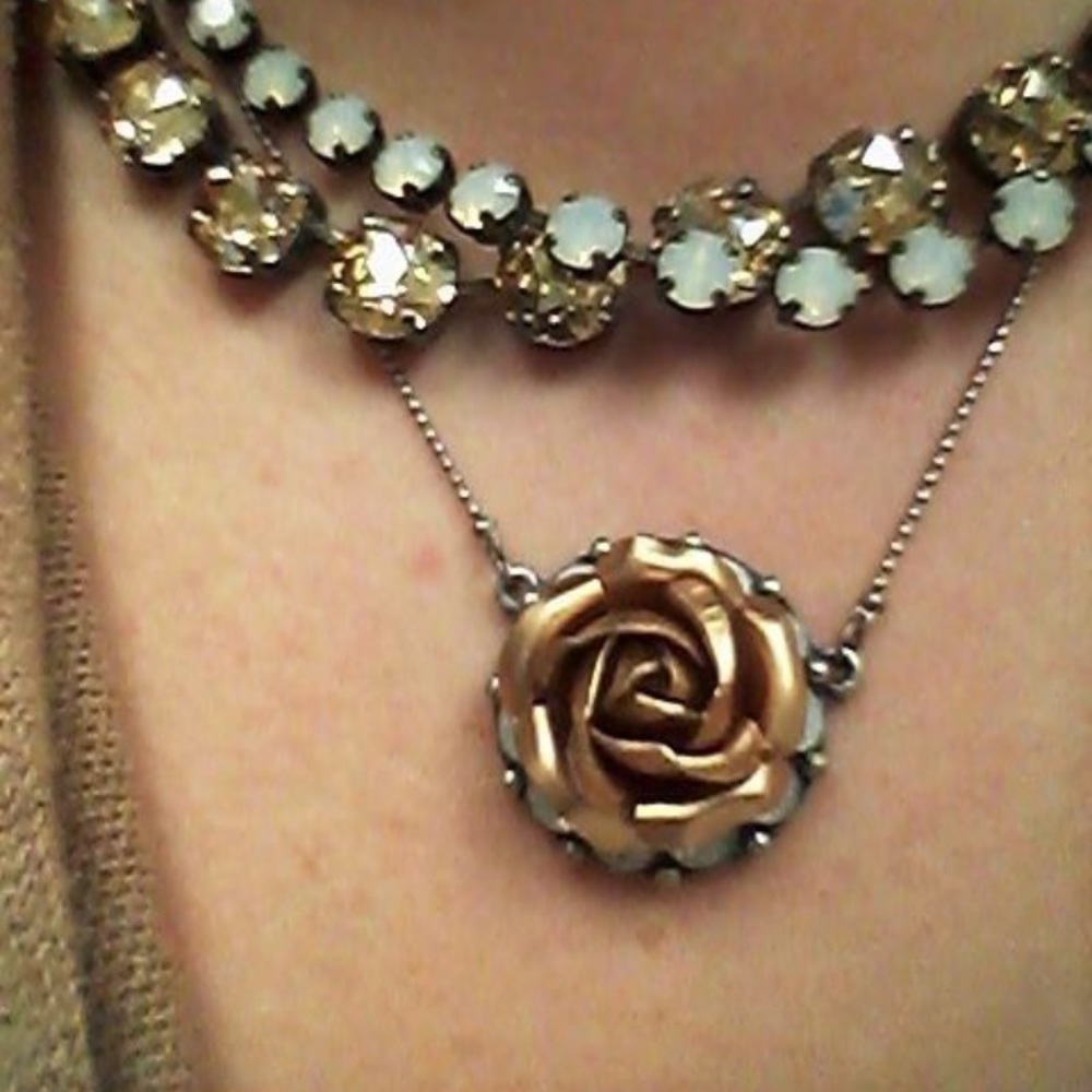 Sabika Devoted Rose Necklace, NEW